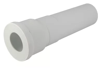 Pipe de WC sortie droite, Ø 100, en PVC blanc, Ø DM mini 85, Ø DM maxi 107 NICOLL - QW3340