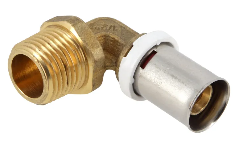 Coude a sertir male a visser 50/60 a 90' d.63 - Nicoll - FLC6350M