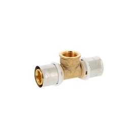 Té Femelle laiton 1/2" Ø20mm Multicouche PBtub à sertir TH-H-U-RFz - XR - XRTF220