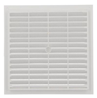 Grille men.reglem.carree 200 avec moustiquaire - NICOLL - 1B214