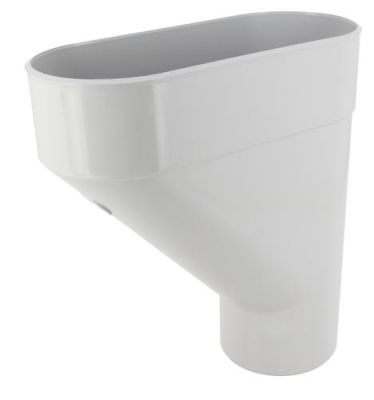 Jambonneau en TECHTAN®, Ø 100, pour tube de descente Ø 100, gris NICOLL - JAM100