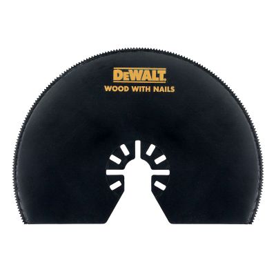 Lame Ø 100m Bim semi circulaire pour multi-cutter Bois, avec clous, plaque de plâtre, PVC DT20708 - DEWALT - DT20708-QZ