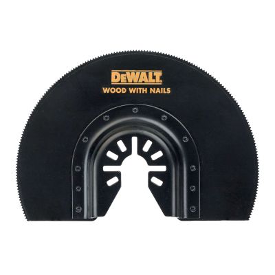 Lame Ø 100m Bim semi circulaire Moyeu déporté pour multi-cutter bois avec clous plaque de plâtre PVC - DEWALT - DT20710-QZ