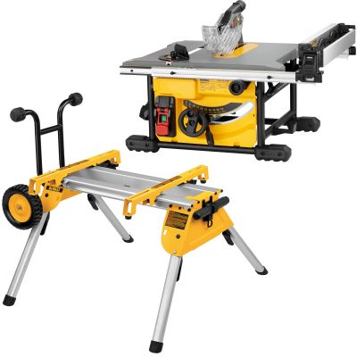 Scie à table 1850w 210 mm + piètement DWE7485RS - DEWALT - DWE7485RS-QS