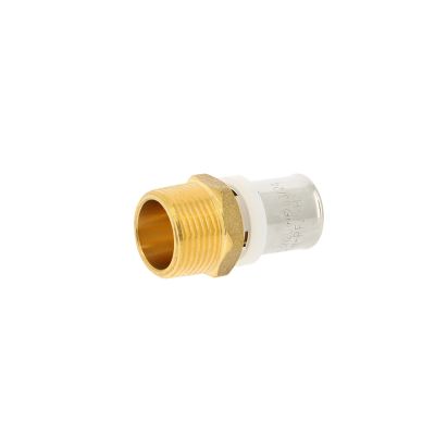 Mâle fixe laiton 3/8" Ø16mm Multicouche PBtub à sertir TH-H-U-RFz - XR - XRM816