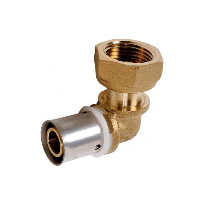 Coude écrou tournant 3/4" PER 20x25 Raccord type radial SERTIPRESS - RCE425