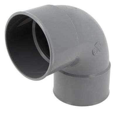 Coude PVC 100/87° femelle-femelle CT88 - NICOLL - UCT88
