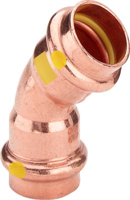 Profipress G-Coude 45° cuivre, modèle 2626 Certification ATG d: 14 - VIEGA - 662356