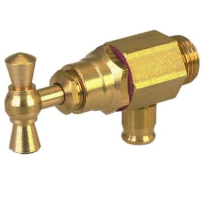 Robinet purgeur A BEC 1/8 BRUT 1/4 - GRK - 161-1D