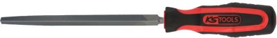 Lime triangulaire demi-douce emmanchée, L.250 mm