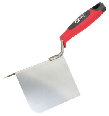 Truelle d'angle extérieur - lame flexible inox - manche bi-composant - 100x125 - KS TOOLS - 144.0242