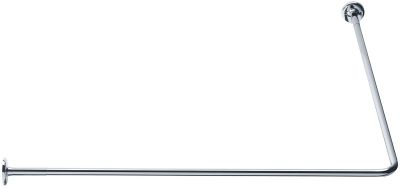 Porte-rideau d'angle 90° 800 x 800 mm, tube laiton chromé Ø 16 embases PELLET - 004113
