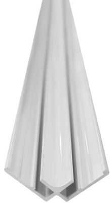 Profilé d'angle intérieur 90° pour finition H2.55M blanc PMINT2550032 - ROTH - 1420000324