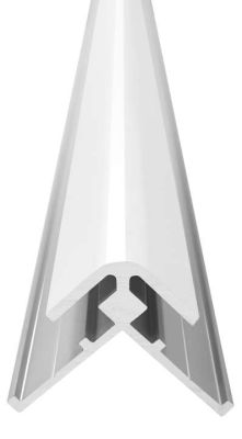 Profilé d'angle extérieur 90° pour finition H2.55M blanc PMEXT2550032 - ROTH - 1420000327