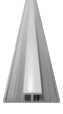 Profilé de liaison pour panneaux VIPANEL H2.55M argent mat ROTH - 1420000329
