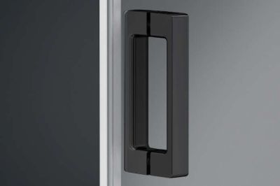 Paroi de douche pivotante CARIBA CIPIV L75 H2M noir v.clair ETC ROTH - 1403041102