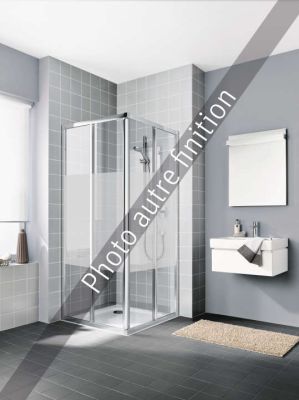 Paroi 1/2 angle coulissante CADA XS CCE2R L90 2M argent poli v.serig ROTH - 1403027893