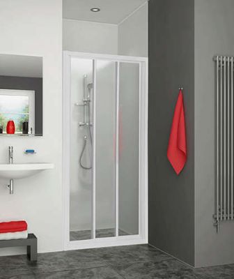 Paroi de douche coulissante EQUI EICL3 L80 H1.9M blanc v.clair ETC ROTH - 1406000069