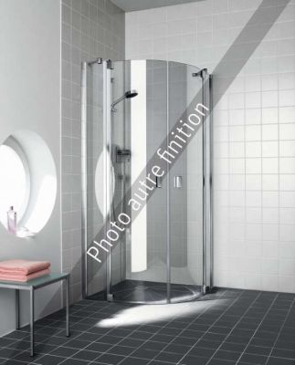 Paroi arrondie pivotante RAYA RAP55 L101 2M argent mat v.clair ROTH - 1403016840