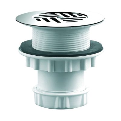 Bonde receveur Ø60 mm, plastique, grille Ø85 VALENTIN - 57510000000