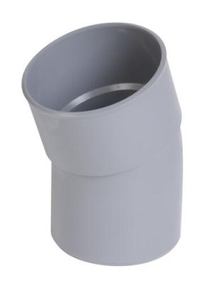 Coude Ø 160 mm, mâle-femelle à 20°, à coller, gris, en PVC NICOLL - CZ2