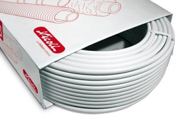 Tube nu FLUXO®blanc, Ø 16 mm, épaisseur 2 mm, couronne de 200 m NICOLL - FLEM200C16