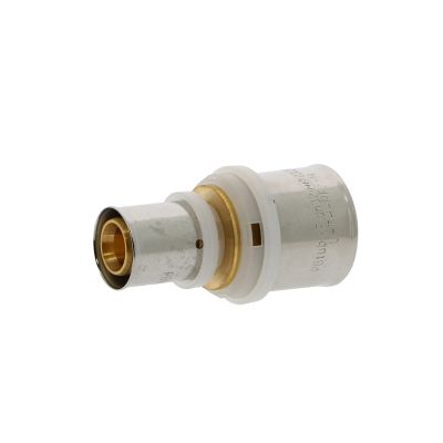 Manchon Inégal laiton Ø20-26mm Multicouche PBtub à sertir TH-H-U-RFz - XR - XRMA2026
