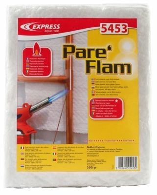 Pare’flam protection thermique, 20x25 cm EP10 mm. Réutilisable (lot de 3) - EXPRESS