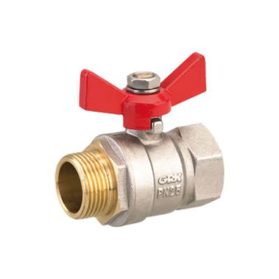 VANNE ARRET MF boisseau spherique passage PAPILLON 12-3/8 A.C.S PN 40 - GRK - 129-8E