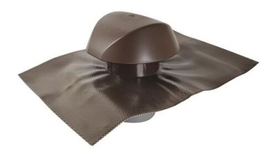 Chapeau de ventilation ATEMAX 45 x 33 cm Ø100 marron - NICOLL - VVE10M