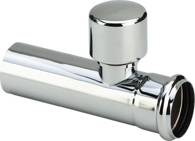 Tube laiton chromé, équipement, Manchon aérateur modèle 5694.5 DN 32 125 - VIEGA - 115524