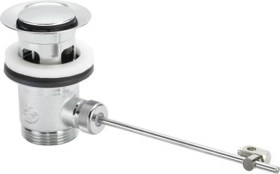 Siphon pour lavabo avec trop-plein, laiton chromé, modèle 5815.586 - VIEGA - 317003
