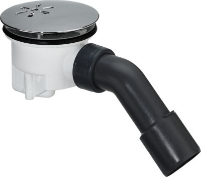 Tempoplex-Siphon modèle 6956.4ex NF Ø: 120 orifice d'écoulement 90 chromé - VIEGA - 378912