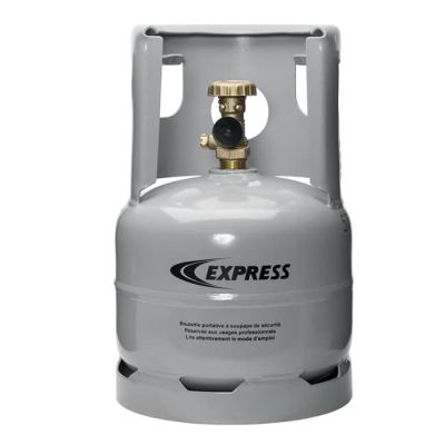Bouteille de gaz de chantier remplissable. Butane ou propane. 1,6kg - EXPRESS
