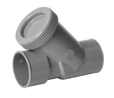 Clapet anti-retour en PVC gris, pour évacuation des eaux usées, Ø 50 NICOLL - CASJ4
