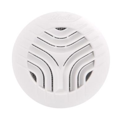 Grille d'aération ronde intérieure blanche, Ø 100, pour tube PVC, tuyau et gaine