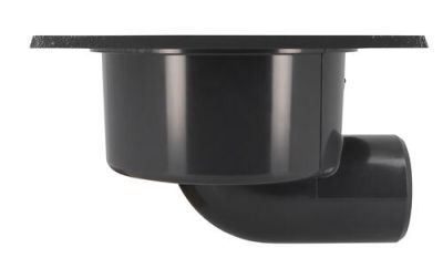 Siphon de cour 30x30 sortie horizontale Ø 90/100 SC1930 - NICOLL