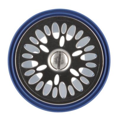 Bonde de lavabo plastique blanc, à joints intégrés, à grille Ø 55 mm NICOLL - 0201031