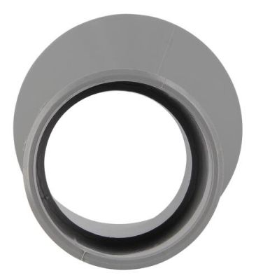 Réduction extérieure excentrée, Ø 75/50, mâle-femelle, à coller, gris, en PVC NICOLL - IP2