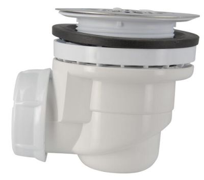 Bonde receveur de douche, Ø 60 mm, sortie horizontale Ø 40 mm, à grille NICOLL - 0205002