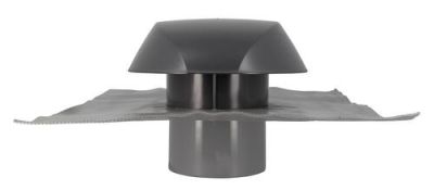 Chapeau de ventilation ATEMAX 60 x 60 cm Ø160 anthracite - NICOLL - VVE16A