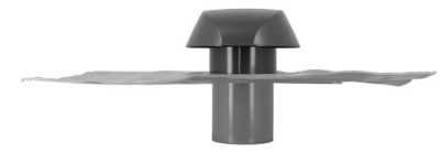 Chapeau de ventilation ATEMAX 60 x 60 cm Ø100 anthracite - NICOLL - VVF10A