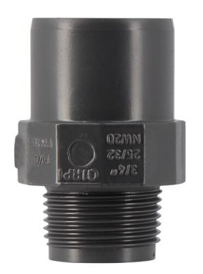 Embout pres. PVC 25/32 mâle-femelle 3/4 - NICOLL - E2520F