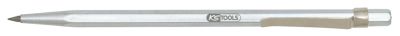 Pointe à tracer à corps 6 pans 5 mm avec clip d'accroche, L.145 mm