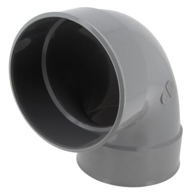 Coude PVC 160/87° femelle-femelle CZ88 - NICOLL - UCZ88