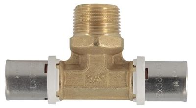 Té fluxo à sertir à viss d.20x3/4m - NICOLL - FLT2020M
