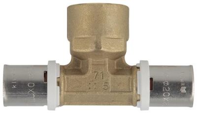 Té fluxo à sertir à viss d.20x3/4f - NICOLL - FLT2020F