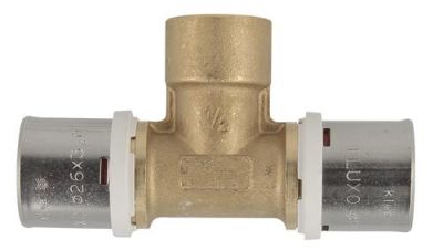 Té fluxo à sertir à viss d.26x1/2f - NICOLL - FLT2615F