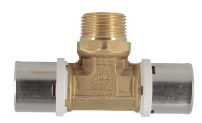 Te a sertir mâle a visser Ø26x3/4M - NICOLL - FLT2620M