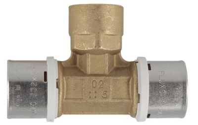 Té fluxo à sertir à viss d.32x3/4f - NICOLL - FLT3220F